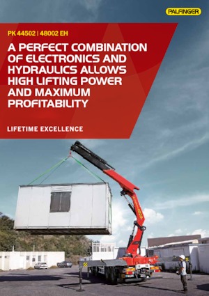 Gru per autocarro idrauliche Palfinger PK 44502 C