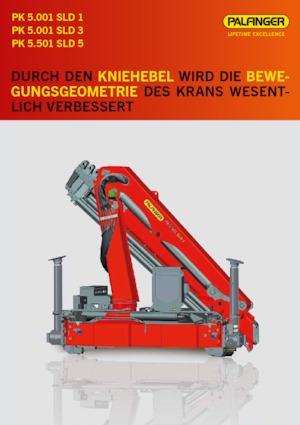 Gru per autocarro idrauliche Palfinger PK 5.001 SLD 3 C