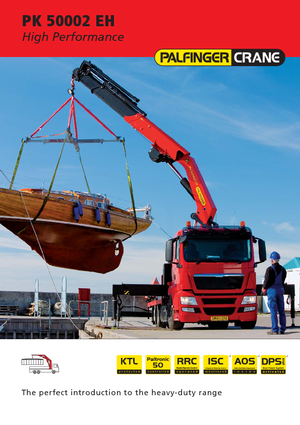 Gru per autocarro idrauliche Palfinger PK 50002 EH G