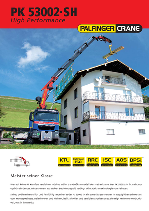 Gru per autocarro idrauliche Palfinger PK 53002 SH F
