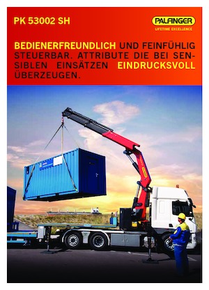 Gru per autocarro idrauliche Palfinger PK 53002 SH F
