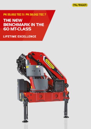 Gru per autocarro idrauliche Palfinger PK 58.002 TEC 7 A