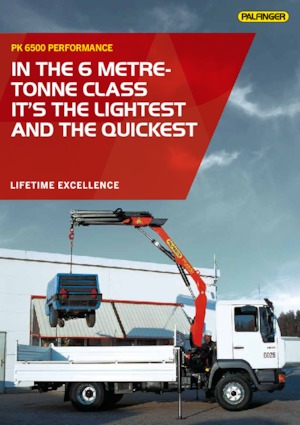 Gru per autocarro idrauliche Palfinger PK 6500 A