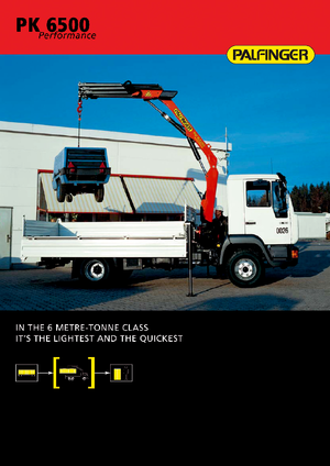 Gru per autocarro idrauliche Palfinger PK 6500 B