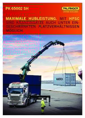 Gru per autocarro idrauliche Palfinger PK 65002 SH E