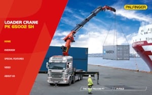 Gru per autocarro idrauliche Palfinger PK 65002 SH A