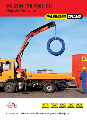 Gru per autocarro idrauliche Palfinger PK 6501 B