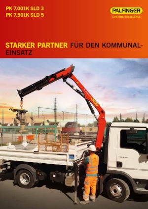 Gru per autocarro idrauliche Palfinger PK 7.501K SLD 5