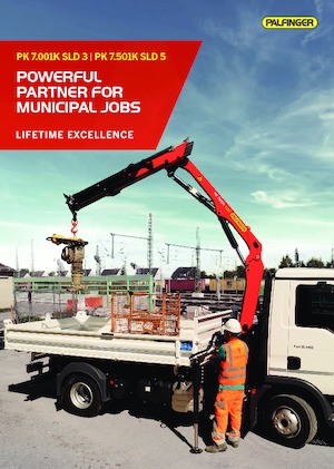 Gru per autocarro idrauliche Palfinger PK 7.501K SLD 5