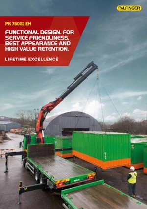 Gru per autocarro idrauliche Palfinger PK 76002 EH F