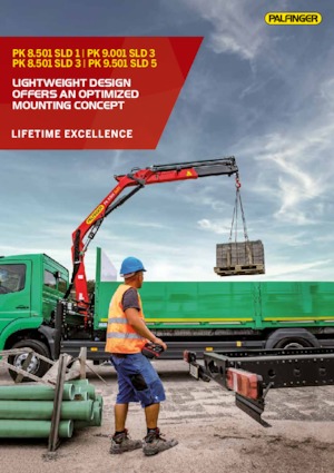 Gru per autocarro idrauliche Palfinger PK 8.501 SLD 1 C