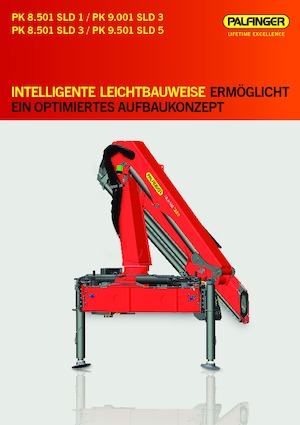 Gru per autocarro idrauliche Palfinger PK 8.501 SLD 3 B