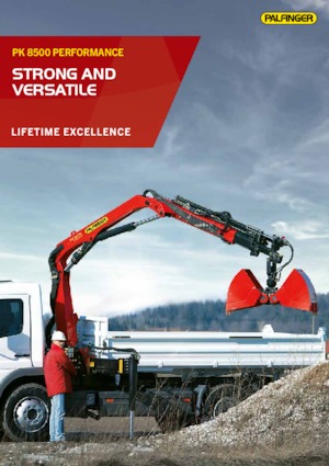 Gru per autocarro idrauliche Palfinger PK 8500 B