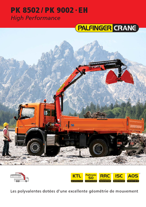 Gru per autocarro idrauliche Palfinger PK 8502