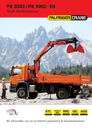 Gru per autocarro idrauliche Palfinger PK 8502