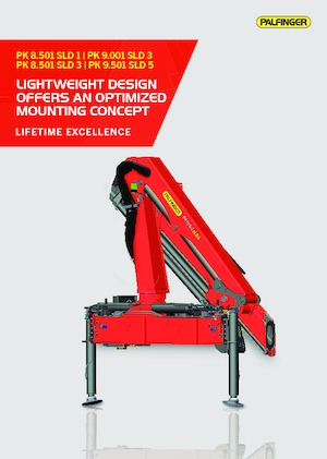 Gru per autocarro idrauliche Palfinger PK 9.001 SLD 3 B