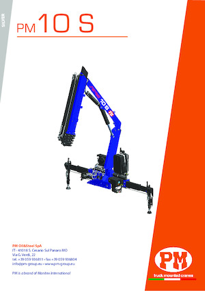 Gru per autocarro idrauliche PM PM 10 S