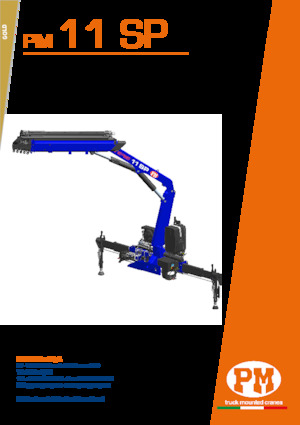 Gru per autocarro idrauliche PM PM 11 SP