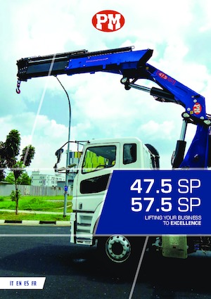 Gru per autocarro idrauliche PM PM 57528SP +  J815.20