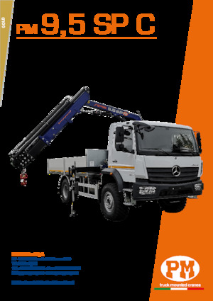 Gru per autocarro idrauliche PM PM 9.5 SP C