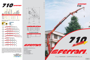 Gru per autocarro idrauliche Ferrari® SC 710 A1 