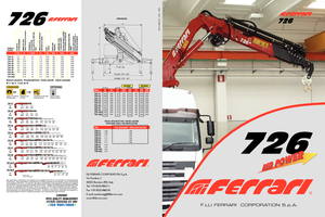 Gru per autocarro idrauliche Ferrari® SC 726R A4 