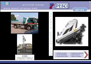 Gru per autocarro idrauliche Pesci SE 145