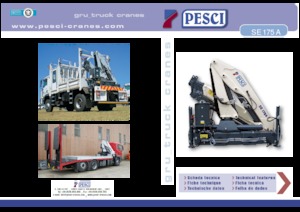 Gru per autocarro idrauliche Pesci SE 175A