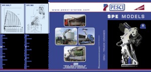 Gru per autocarro idrauliche Pesci SPE 560