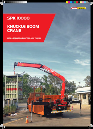 Gru per autocarro idrauliche Sany SPK 10000 C