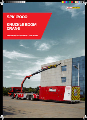 Gru per autocarro idrauliche Sany SPK 12000 C