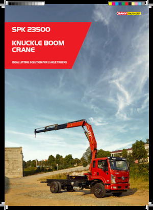 Gru per autocarro idrauliche Sany SPK 23500 A 