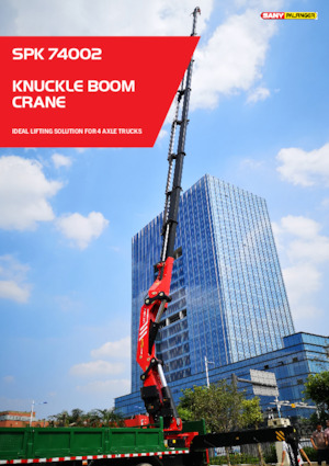 Gru per autocarro idrauliche Sany SPK 74002 C