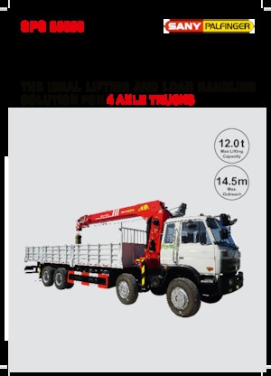 Gru per autocarro idrauliche Sany SPS 30000 B