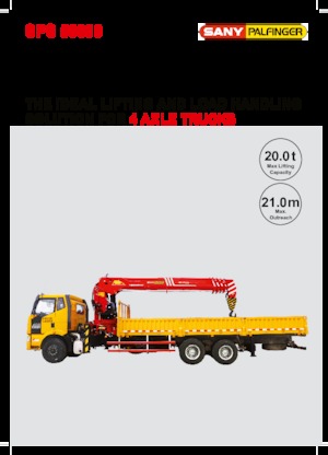 Gru per autocarro idrauliche Sany SPS 50000 B 