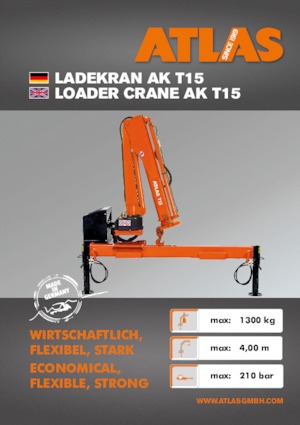Gru per autocarro idrauliche Atlas T 15 A26