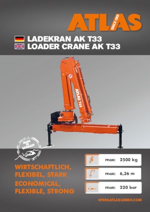 Gru per autocarro idrauliche Atlas T 33 A29