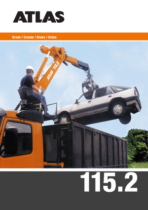 Gru per autocarro idrauliche T-Atlas TLC 115.2 A 11