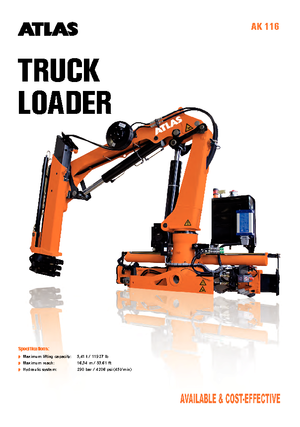 Gru per autocarro idrauliche T-Atlas TLC 116.3 A3