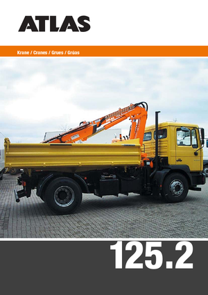 Gru per autocarro idrauliche T-Atlas TLC 125.2 A 1