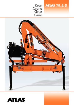 Gru per autocarro idrauliche T-Atlas TLC 75.2 D A 2
