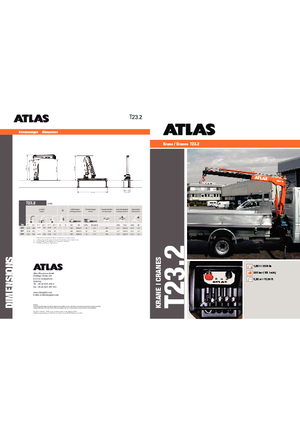 Gru per autocarro idrauliche Atlas TLC T 23.2 - 3,2/2