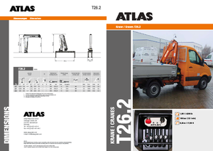 Gru per autocarro idrauliche T-Atlas TLC T 26.2 A 26