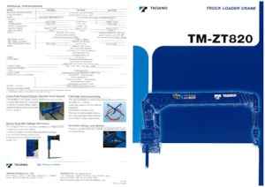 Gru per autocarro idrauliche Tadano TM-ZT825
