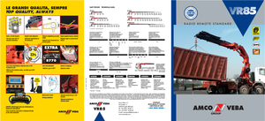 Gru per autocarro idrauliche Amco Veba VR85-8 S 