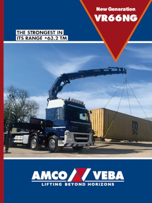 Gru per autocarro idrauliche Amco Veba VR66NG-6 S 