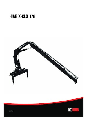 Gru per autocarro idrauliche Hiab X-CLX 178 B-2 