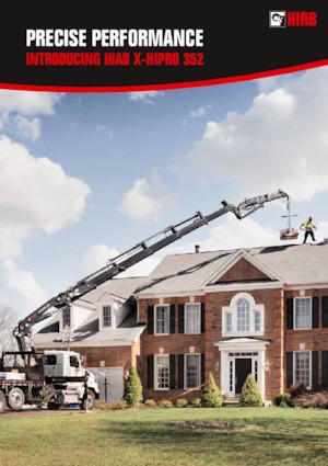 Gru per autocarro idrauliche Hiab X-HiPro 352 E-6+JIB 70X-4 