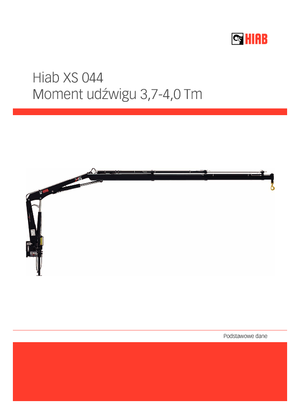 Gru per autocarro idrauliche Hiab XS 044 D-4 CLX
