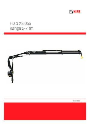 Gru per autocarro idrauliche Hiab XS 066 B-2 CL